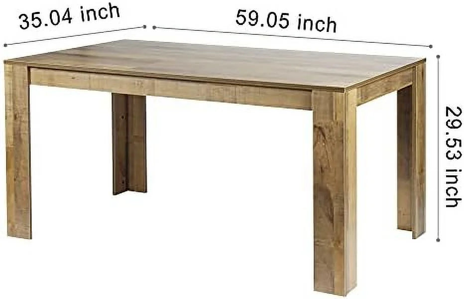 70" Faux Marble Black Rectangular Dining Table W344183