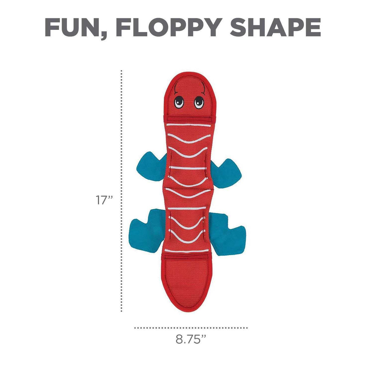 Fire Biterz Dog Toy Lizard Z843