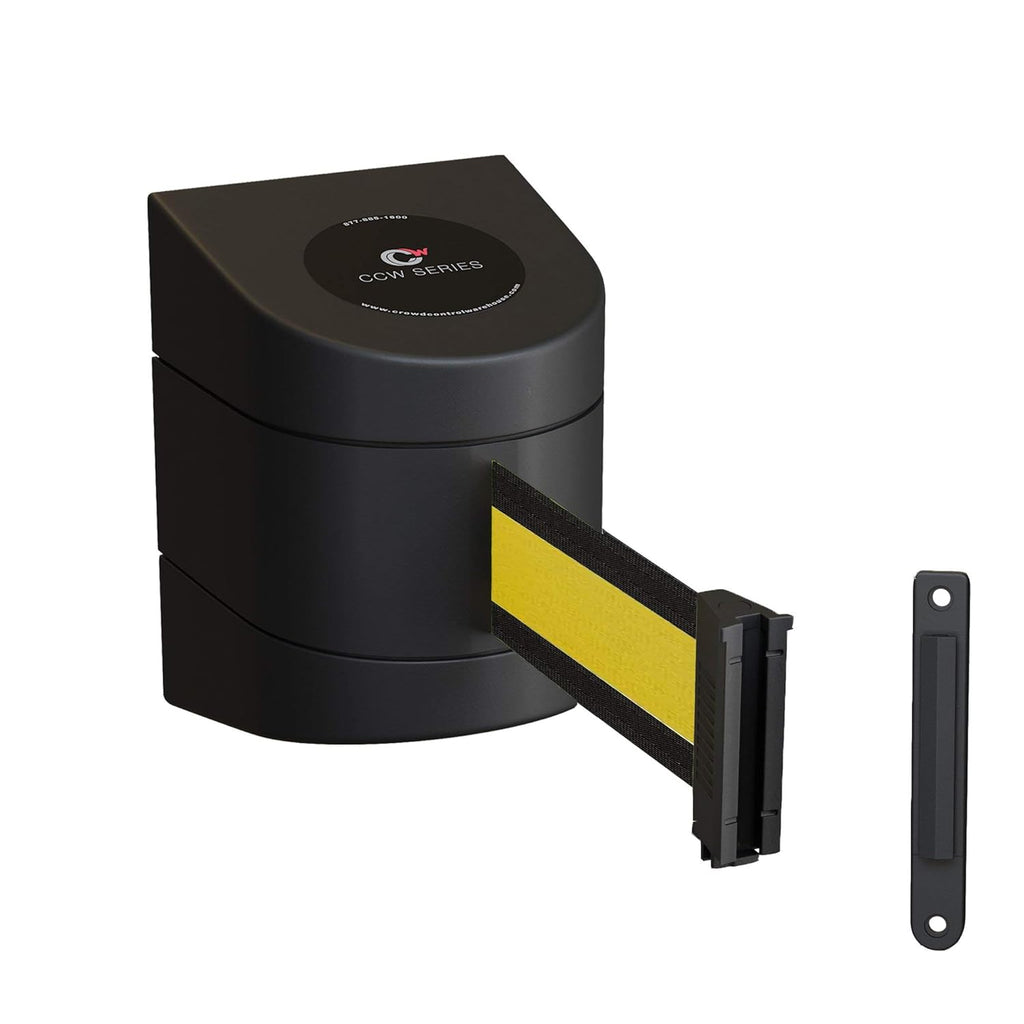 Wall Mounted Retractable Belt Barrier with Black ABS Case V24088