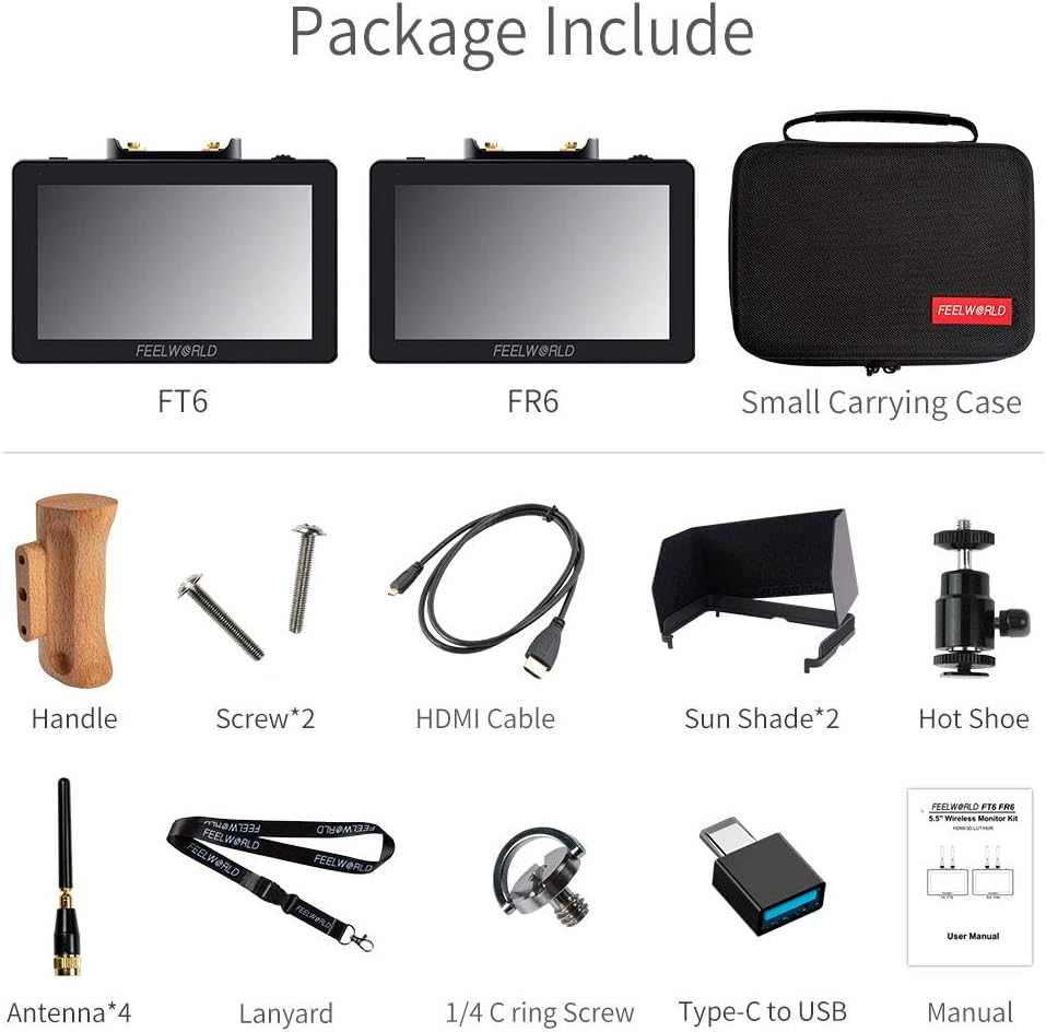 5.5 Inch Wireless Video Transmission DSLR Camera Field Monitor F33131