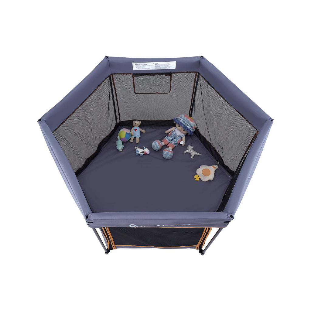Blue Portable Lightweight Baby Playpen with Canopy and Travel Bag N289