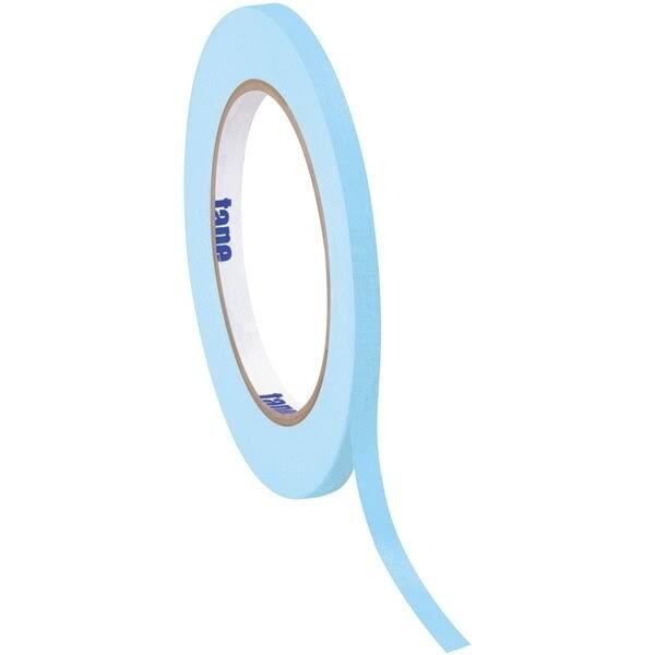 Light Blue 1/2x22 x 60 Yard Masking Tape (72 Roll/Case) Z9081