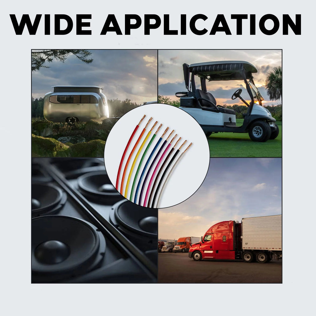 16 Gauge Automotive Primary Wire 7 Color 500ft P911546