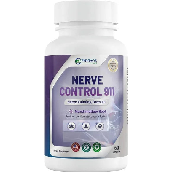 Natural Plant Based Nerve Health Supplement 60 Capsules Y18011