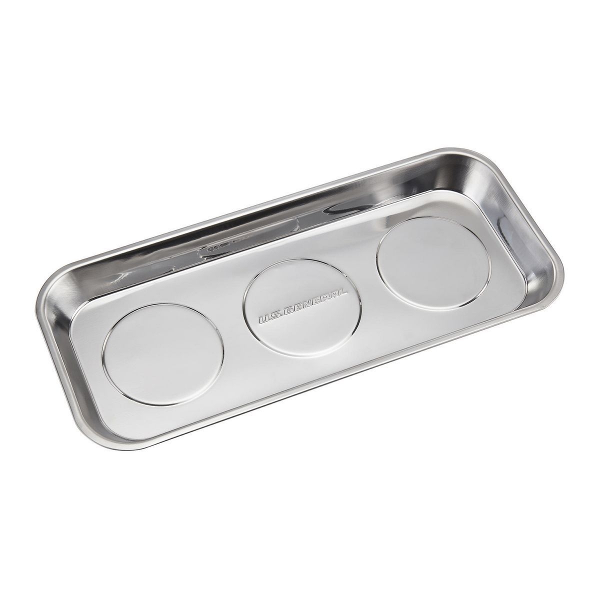 14-1/8 in. x 6-1/4 in. Magnetic Stainless Steel Parts Tray Q6663