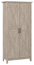 Washed Gray Kitchen Pantry Cabinet W774938