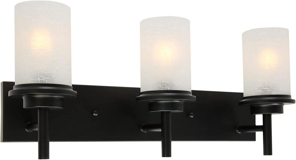3 Light Black Bathroom Vanity Wall Mount Light K29823