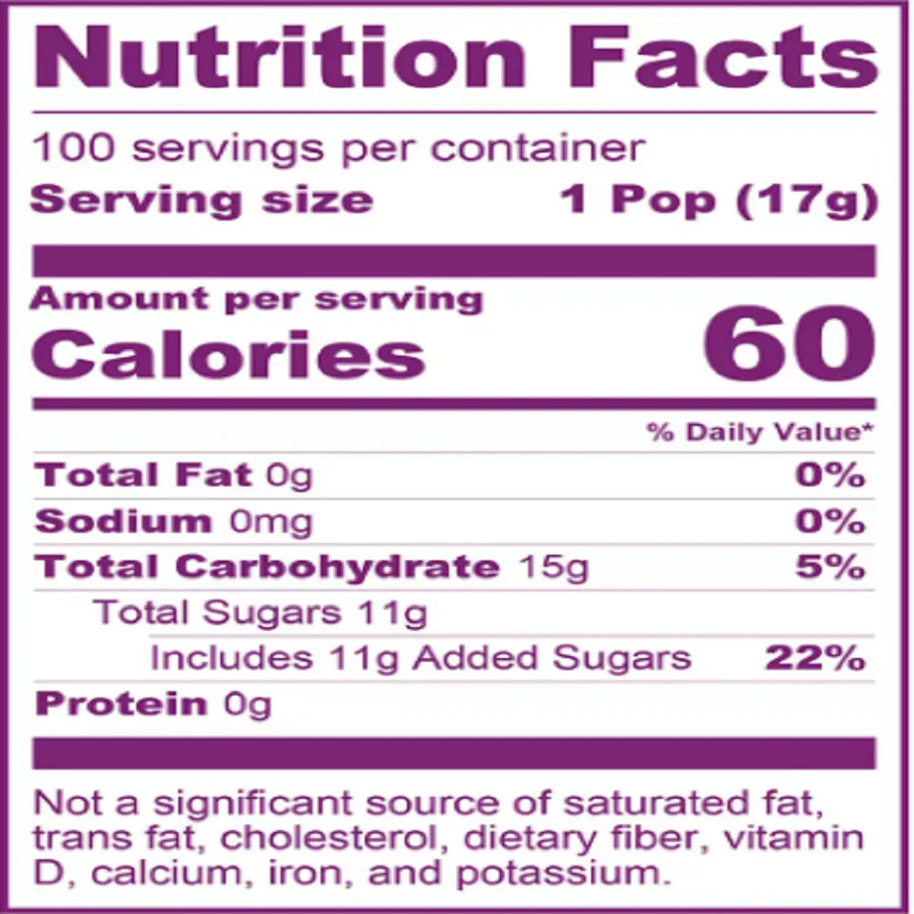 Wild Berry Flavors .6 oz 100 count B6291