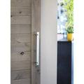 Satin Nickel Barn Door Hardware Kit Track System K257