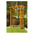 Wood Pergola Arbor V375