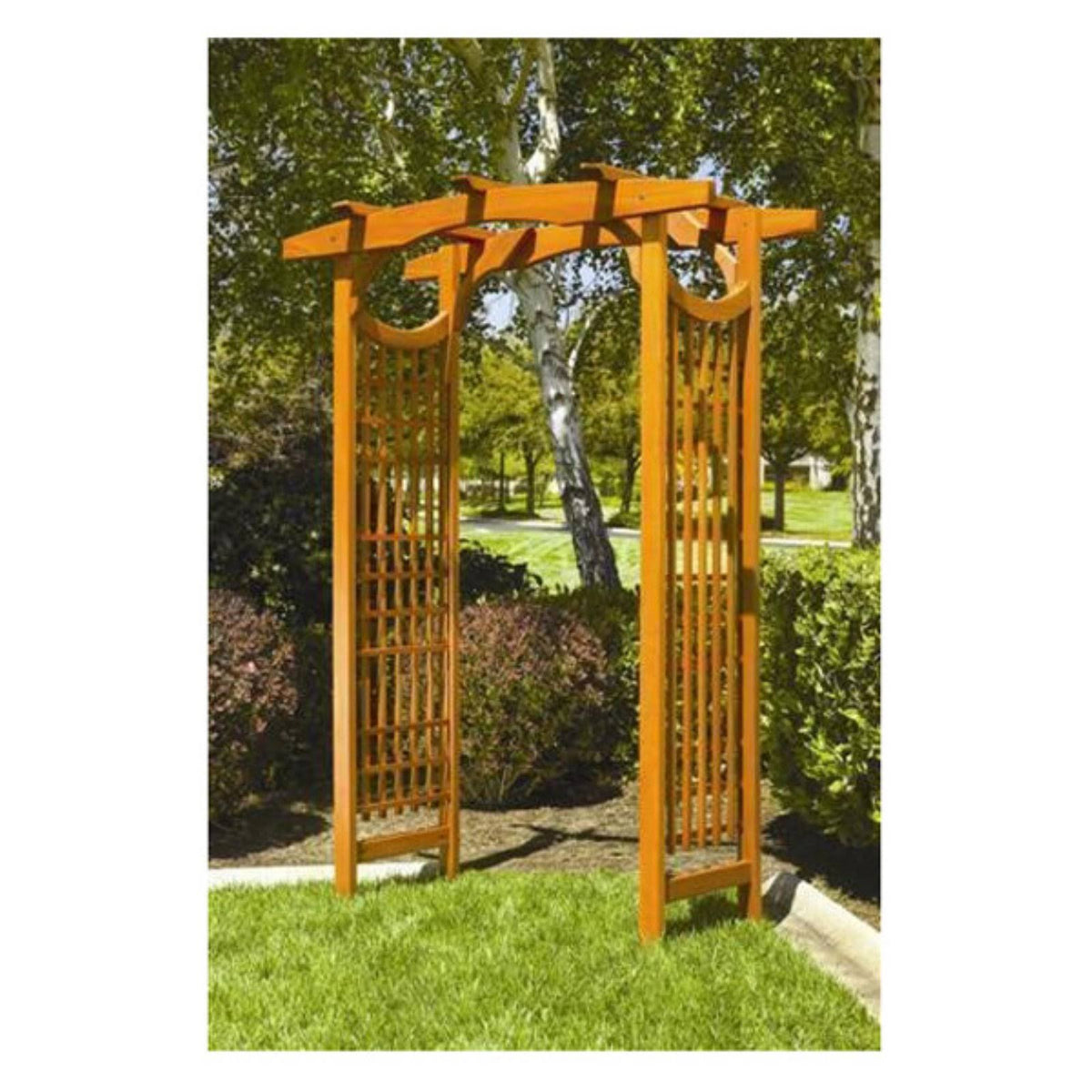 Wood Pergola Arbor V375