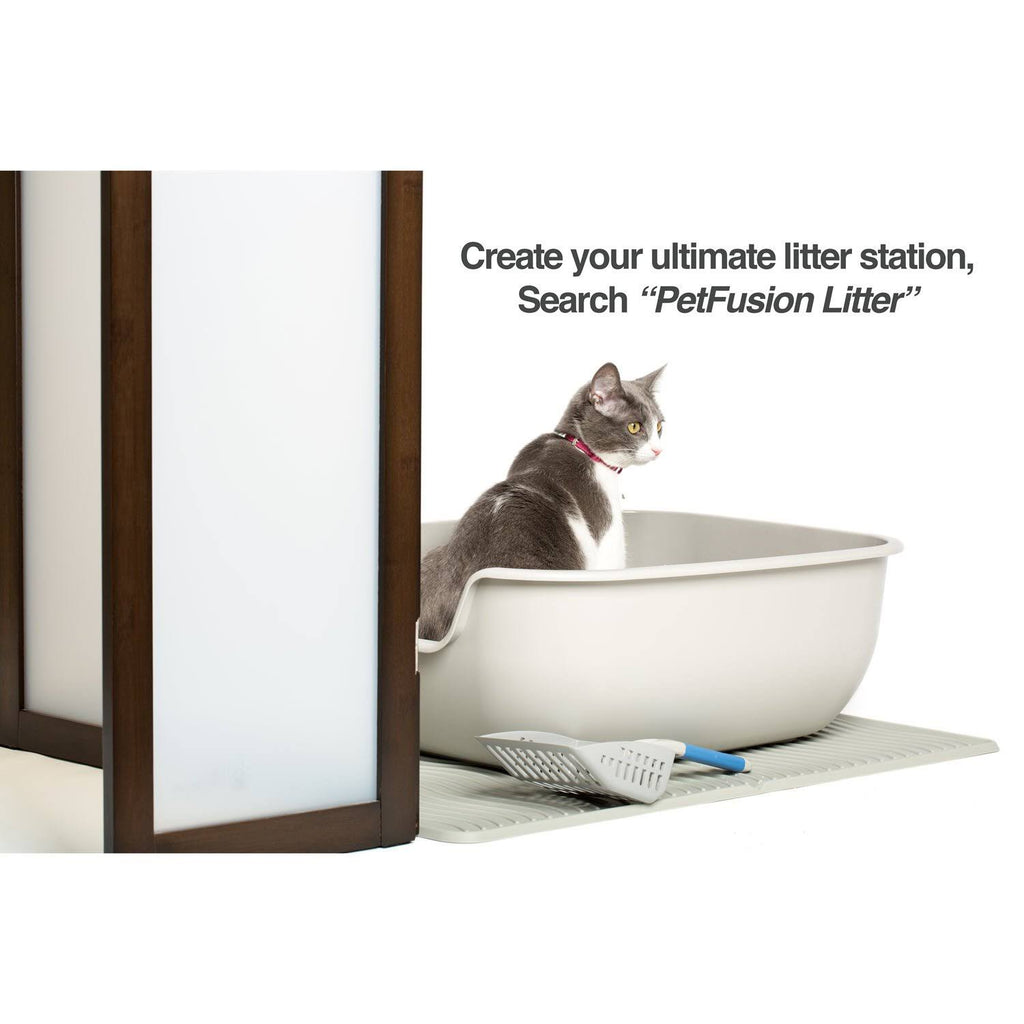 Cloud White Litter Box Privacy Screen S7241