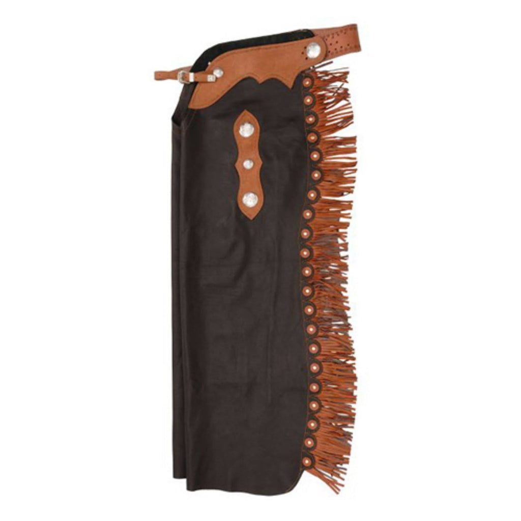 Black Smooth Leather Chaps G647425
