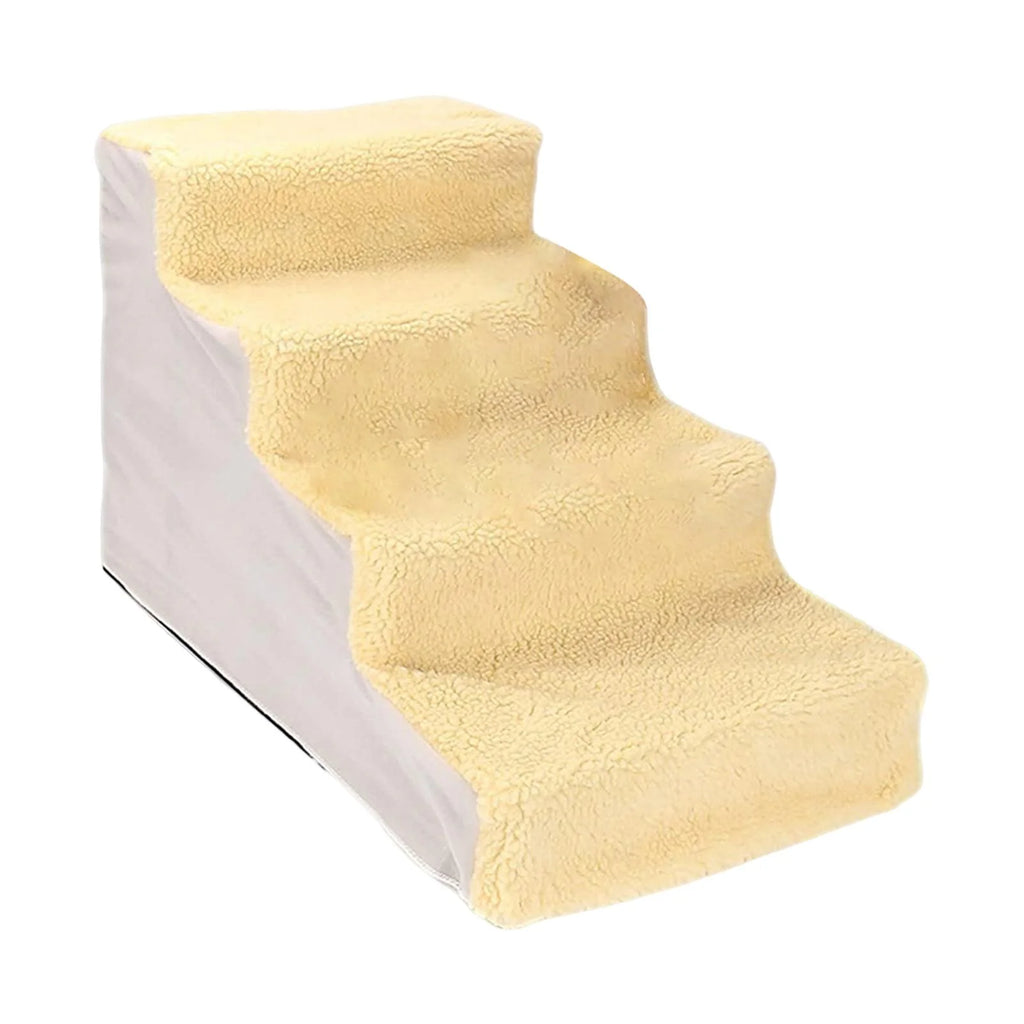 Yellow Non Slip Detachable Washable Pet Stairs A9986