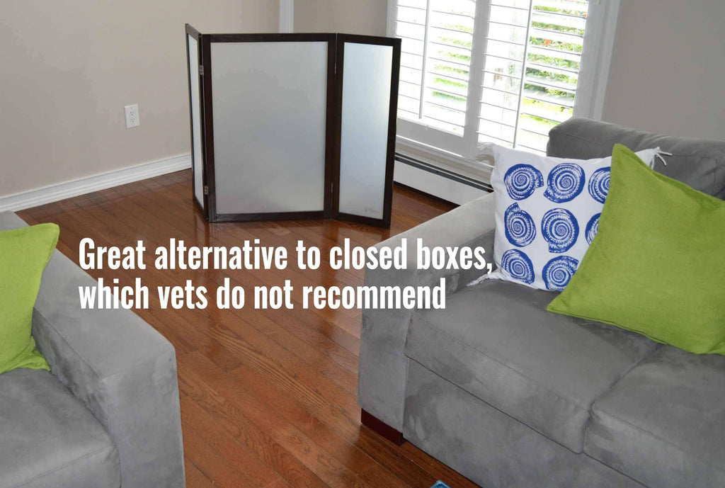 Cloud White Litter Box Privacy Screen S7241