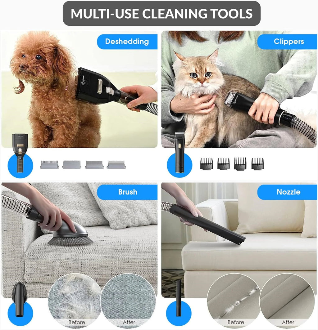 4 in 1 Bagless Pet Grooming Vacuum N243