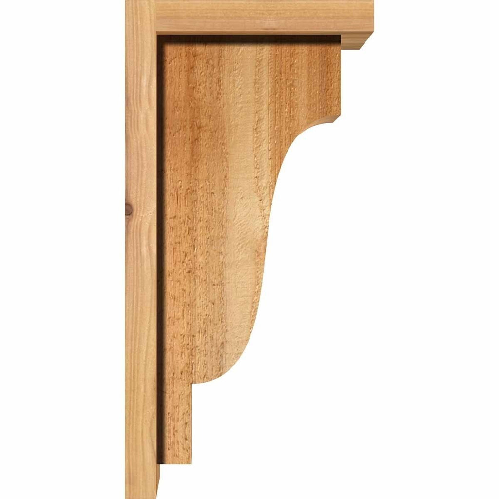 Rough Sawn Corbel with Backplate, Western Red Cedar B90761