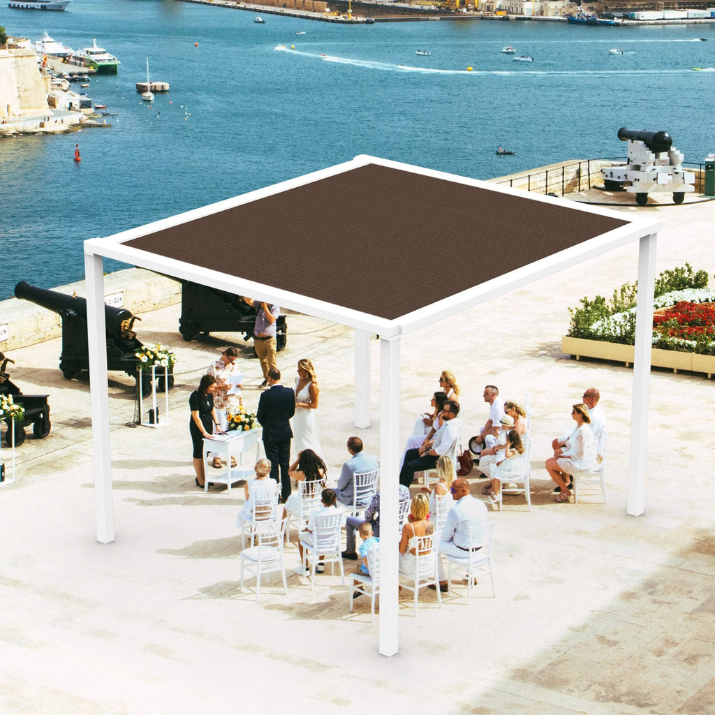 Mocha 6x10 FT Shade Cloth Privacy Screen H27554