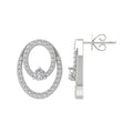 14K White Gold Diamond Stud Earrings G321182