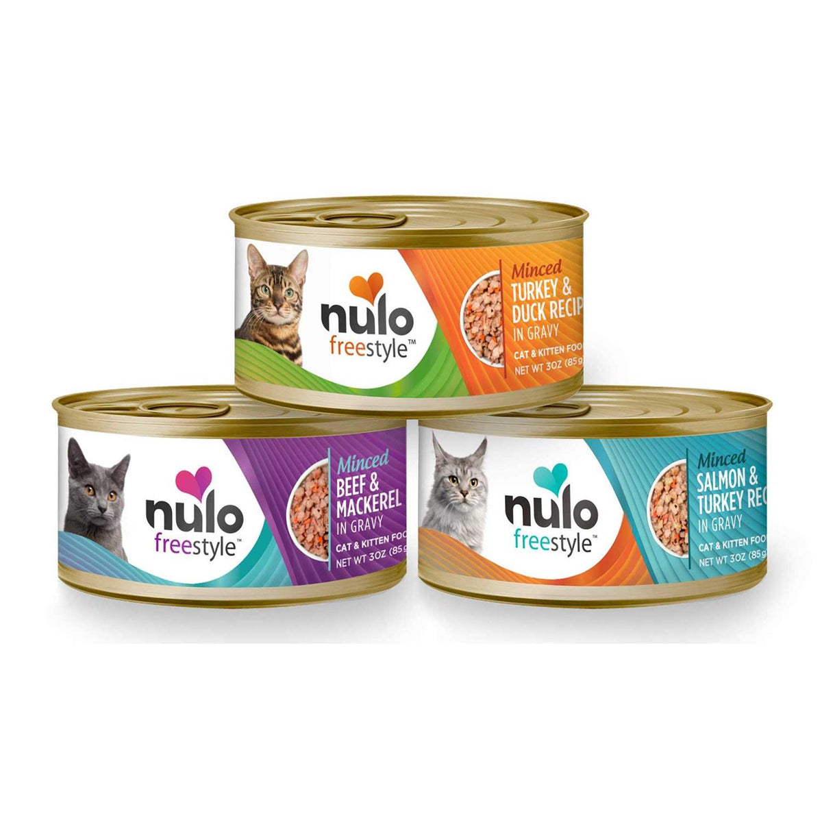 Shredded Turkey & Halibut Canned Cat Food L79345