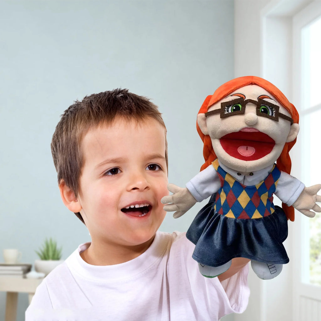 Large Jeffy Puppet Soft Plush Toy Hand Puppet Q48593