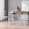 3 Pieces Dining Table Set with Chair for 2 H894635