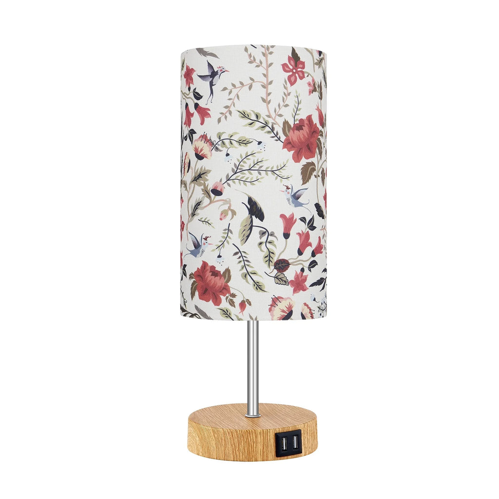 15" Touch Control Table Lamp with Dual USB Ports C931