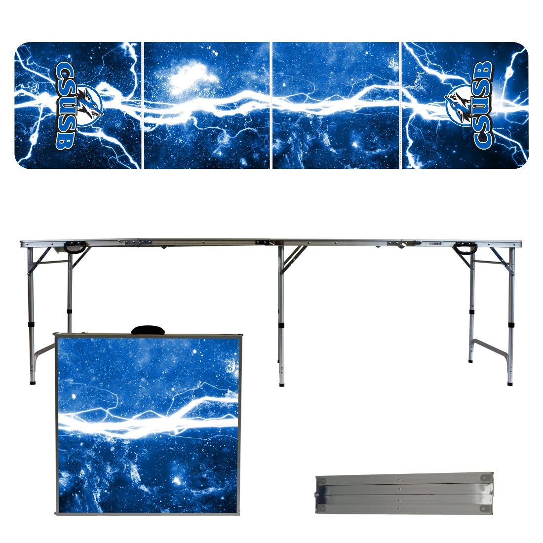 8 Foot Portable Folding Tailgate Table T694449