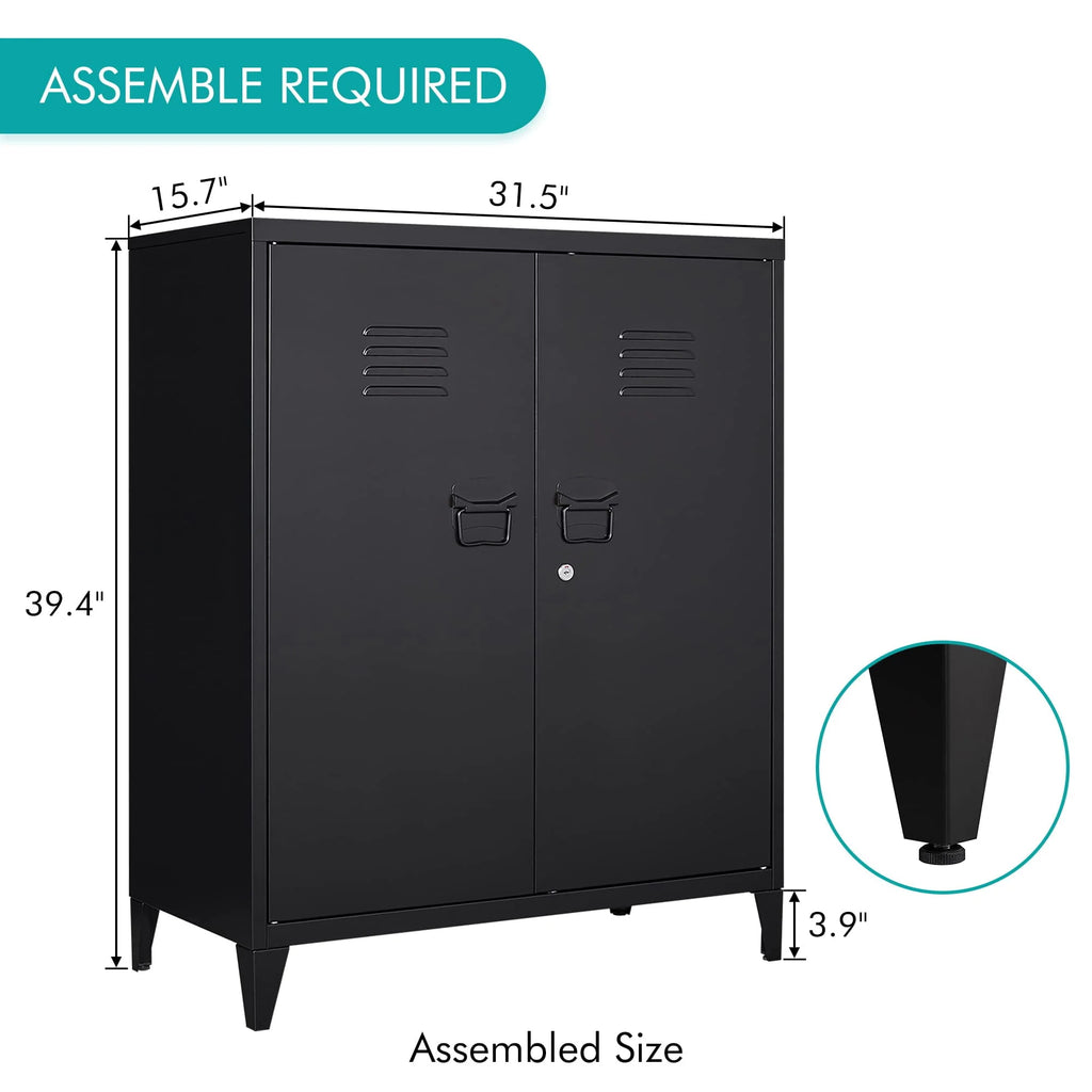 Metal Locker with 2 Doors F60640
