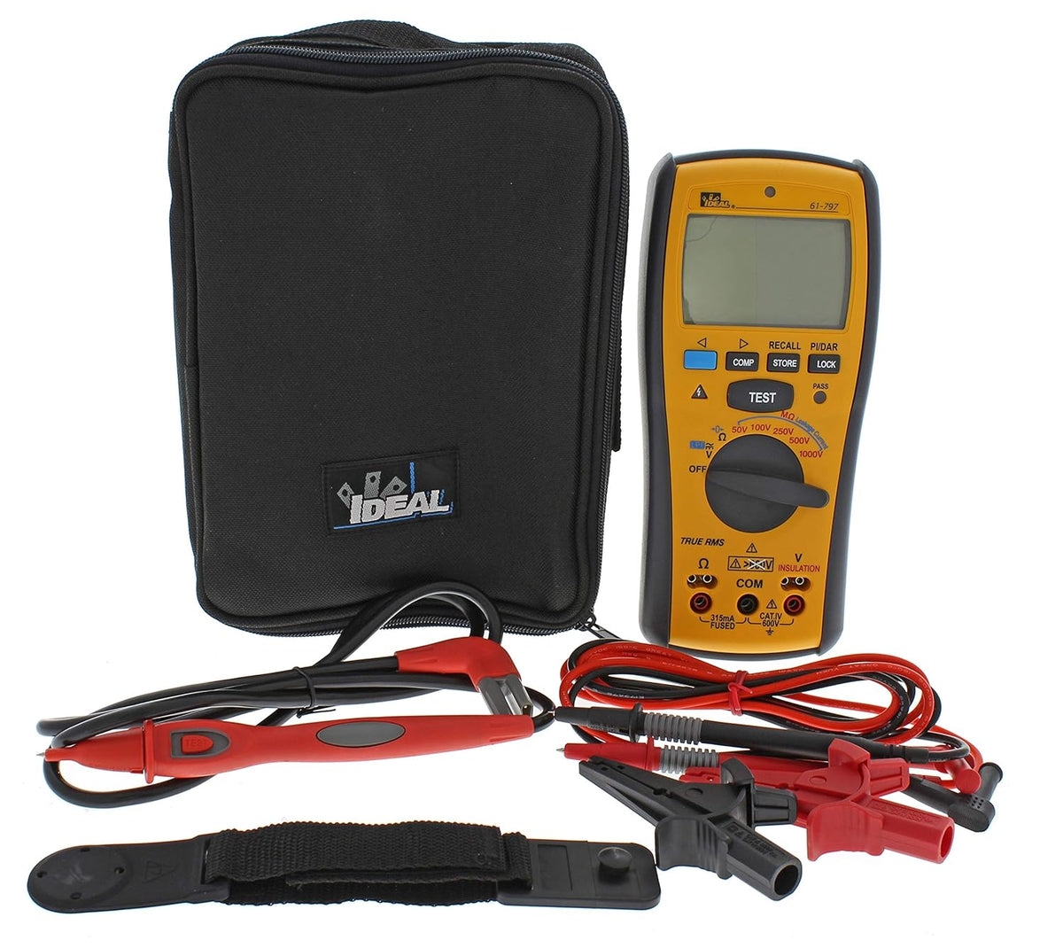 Insulation Tester 50, 100, 250, 500 and 1000 VDC I390115