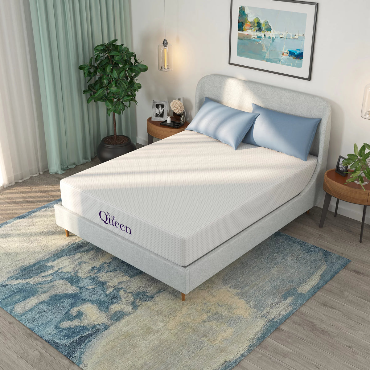 Twin 8" Charcoal Memory Foam Mattress C746