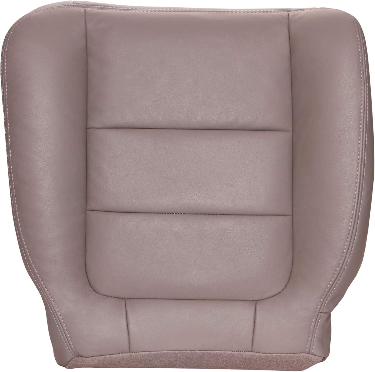 Driver Bottom Replacement Leather Seat Cover Medium Pebble Tan B243
