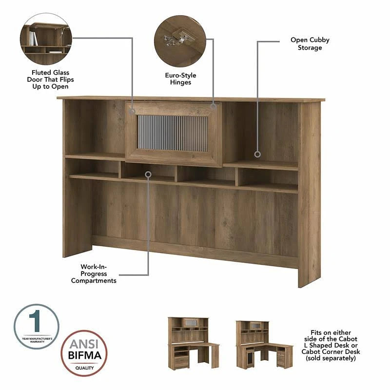 Corner Desk with Hutch O94165