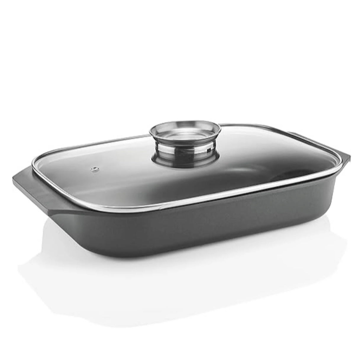 Shallow Roasting Pan with Lid H12391