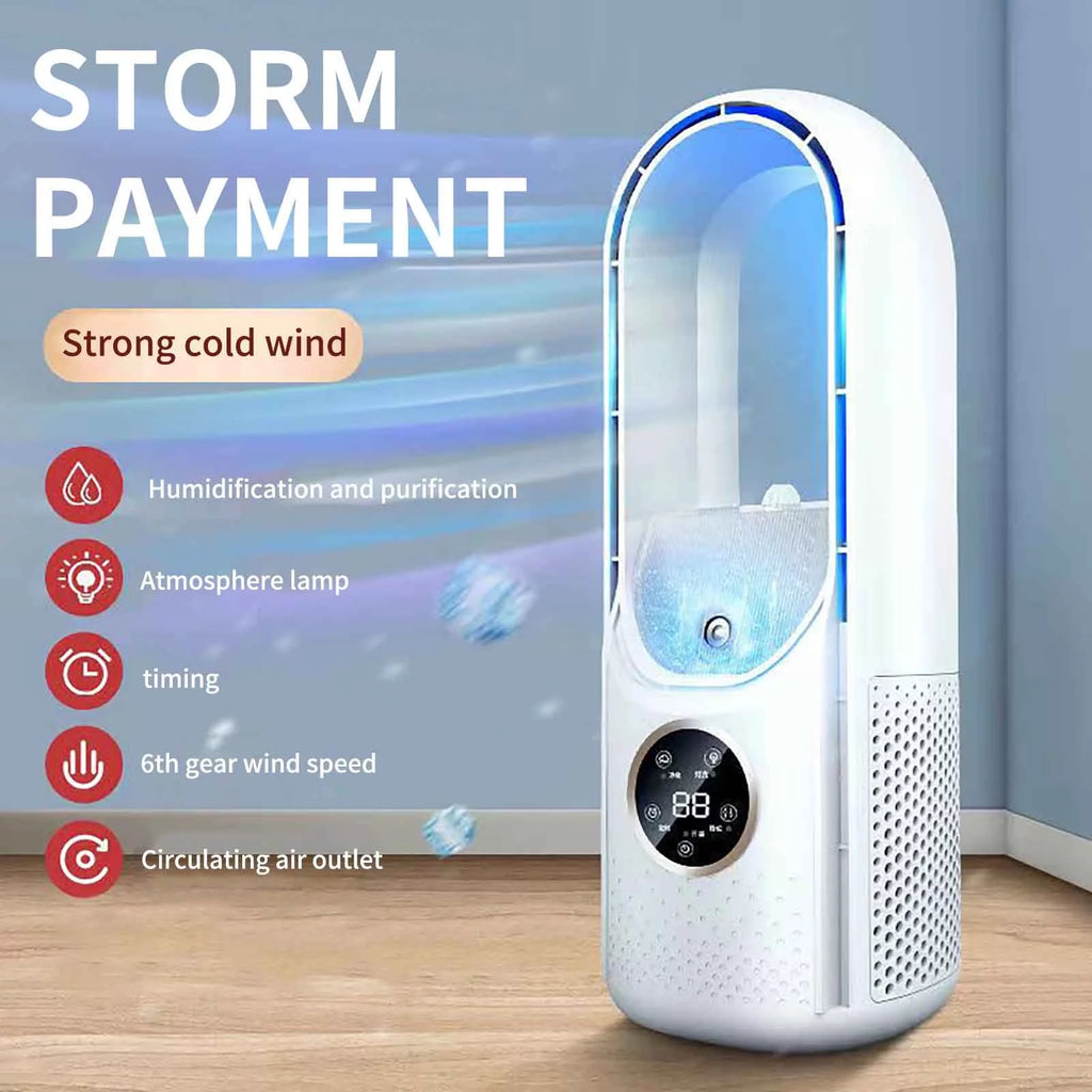 Portable Desk Fan with Night Light & Timer R6522