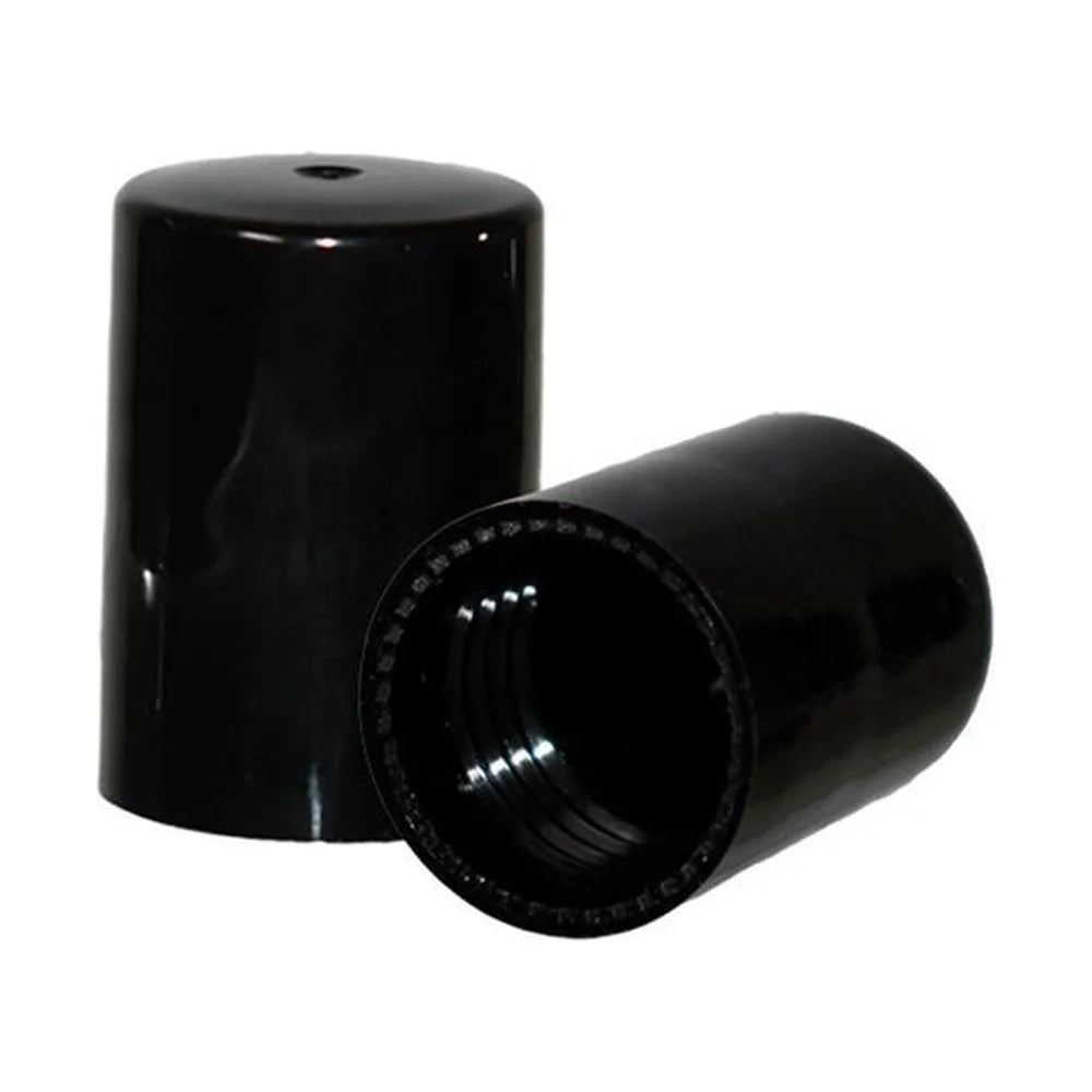 1/3 oz. Clear Glass Roll-on Bottle with Black Cap T723923