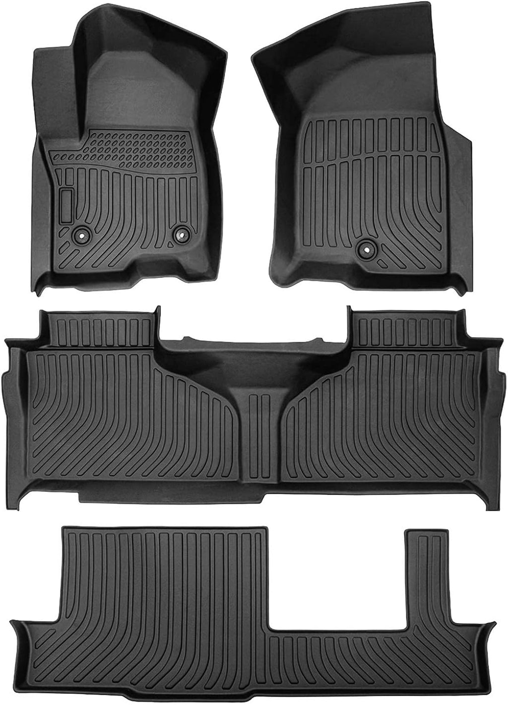 All Weather Floor Liner 2 Row Heavy Duty Pack of 2 P4749