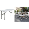 White Plastic Folding Event Table W759800