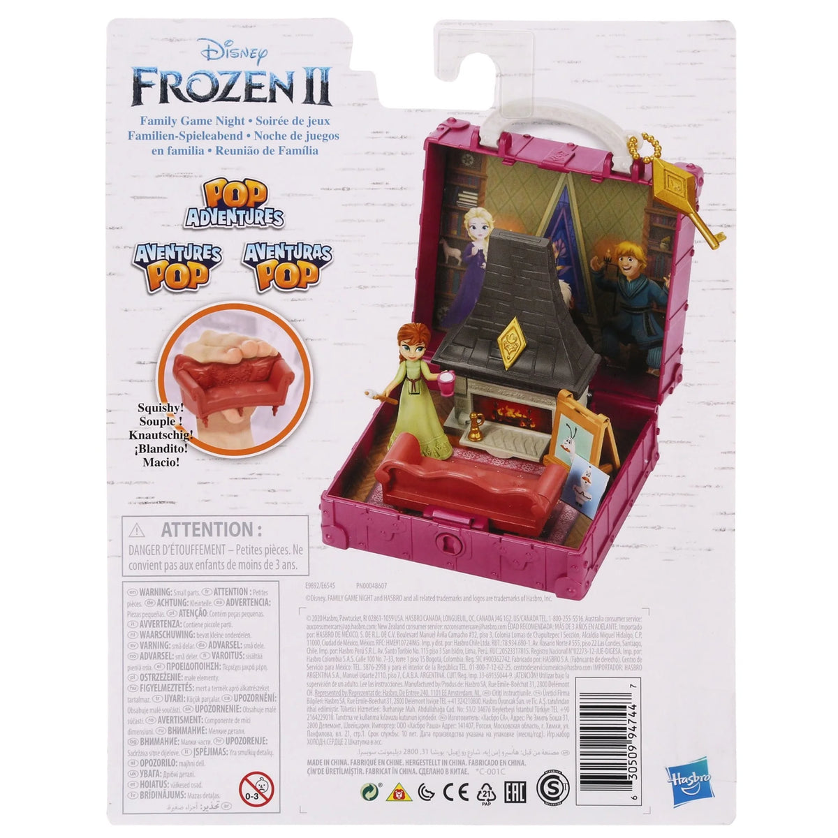 Frozen 2 Pop Adventures Family Game Night Doll Playset F645187