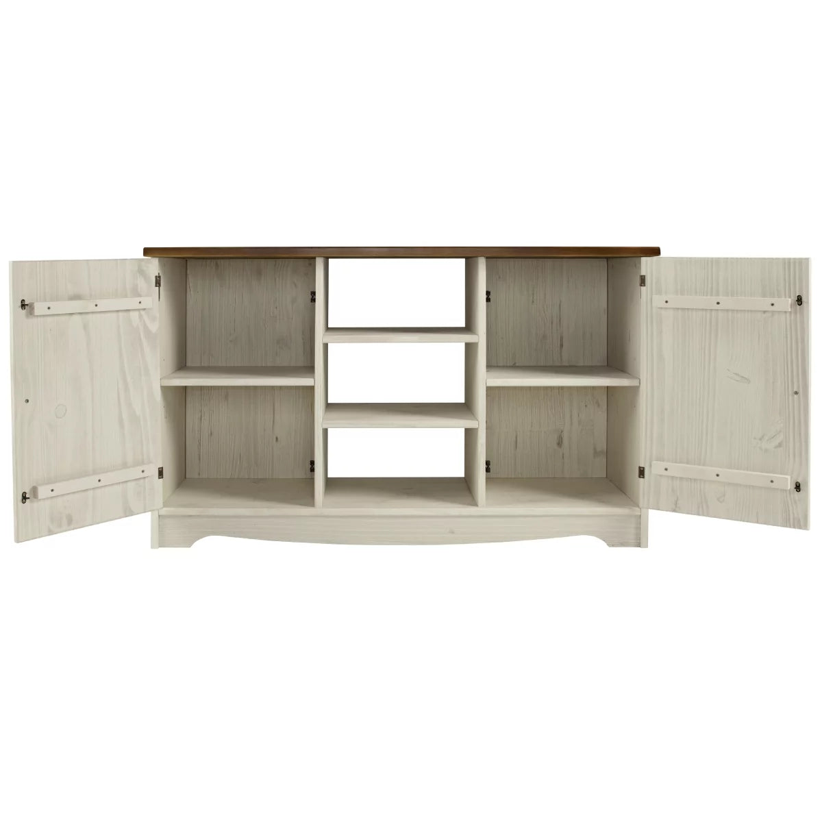 White Distressed Wood Buffet Sideboard Q1677