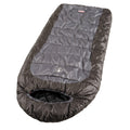 Hybrid Sleeping Bag 92x39 inch Brown/Grey I83149