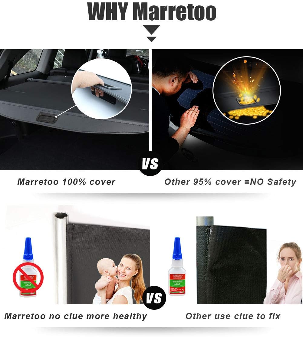 Black Retractable Cargo Cover Z418487