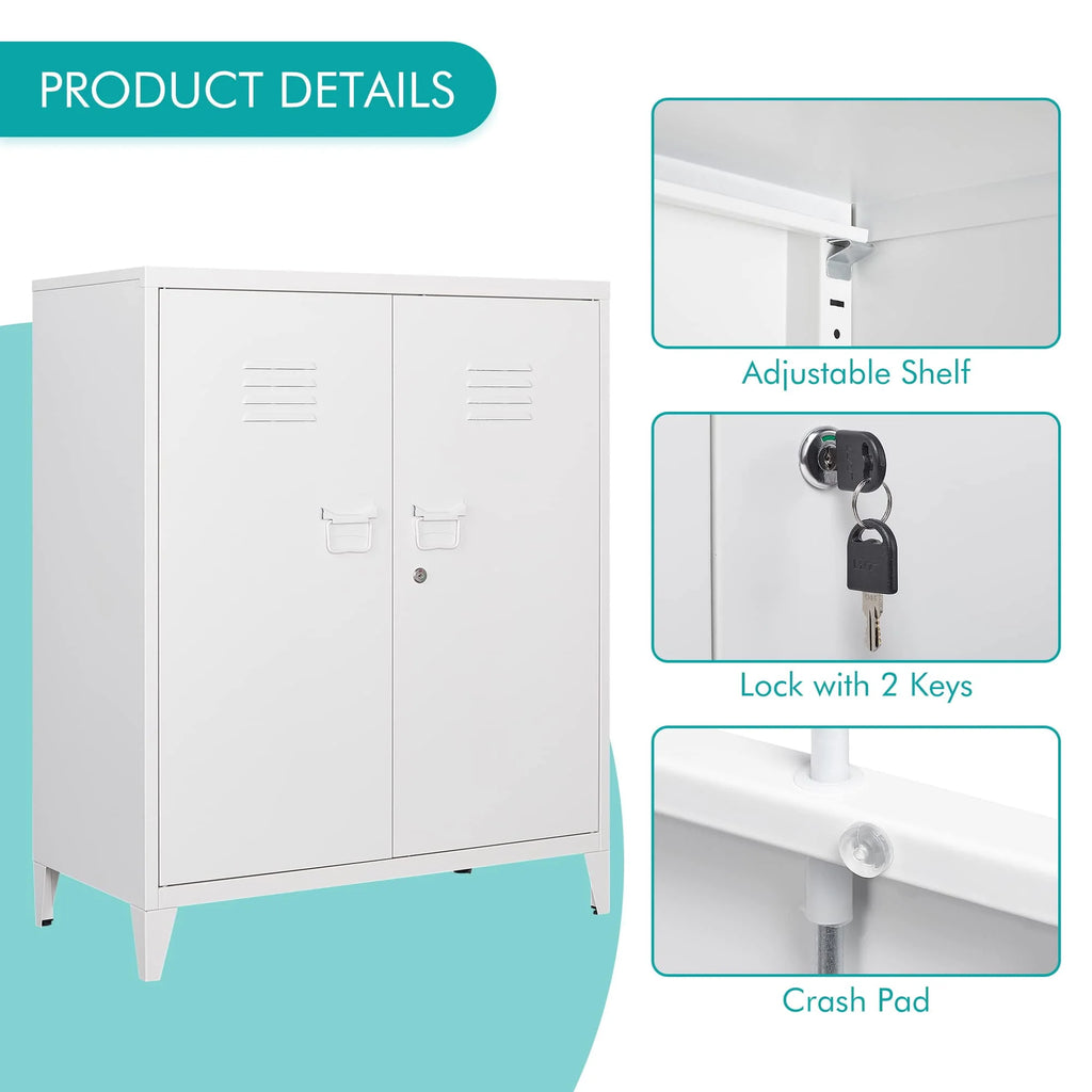 Metal Locker with 2 Doors F60640
