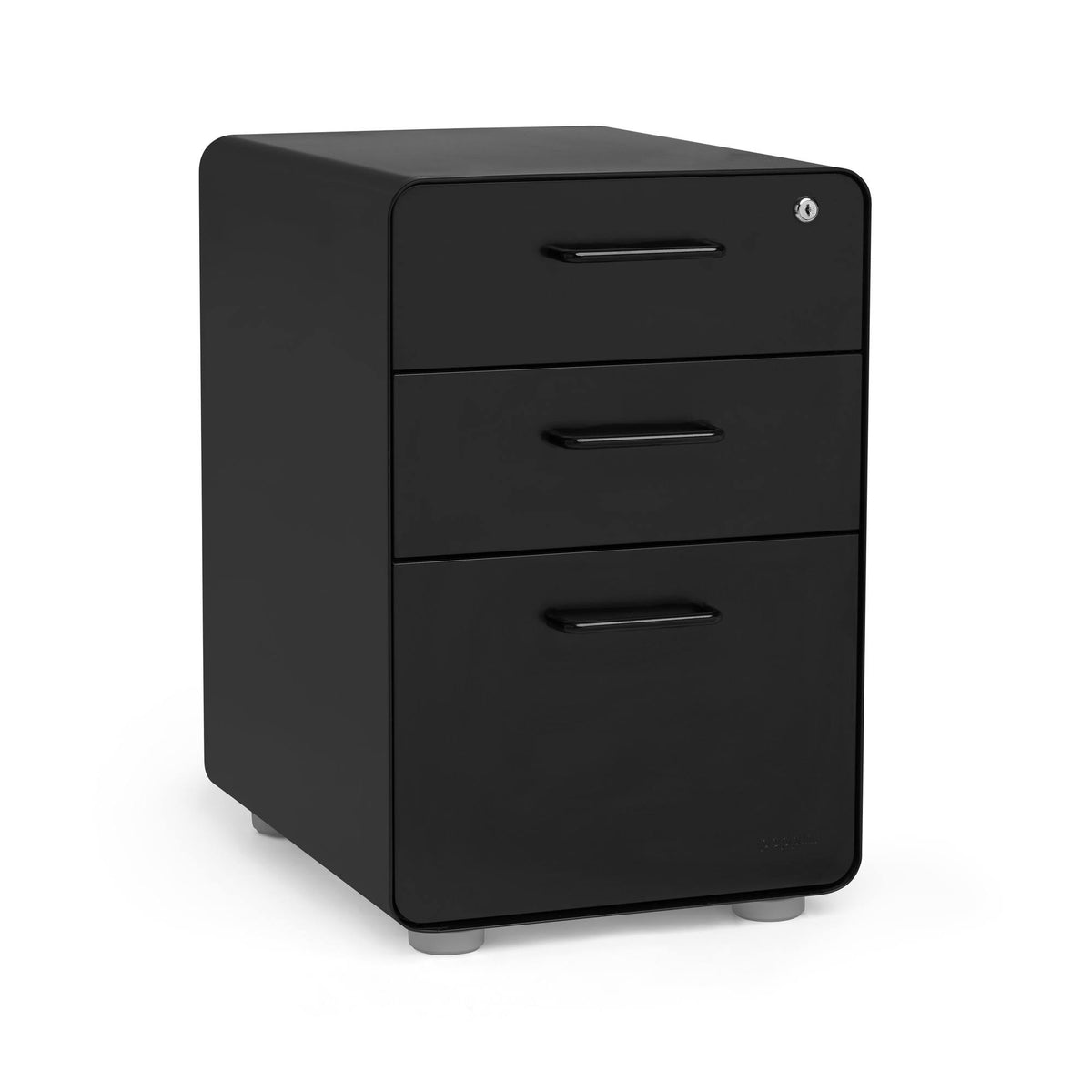 Black 3-Drawer File Cabinet H320