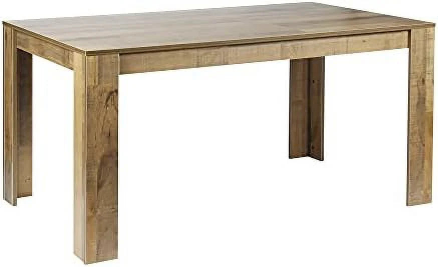 70" Faux Marble Black Rectangular Dining Table W344183