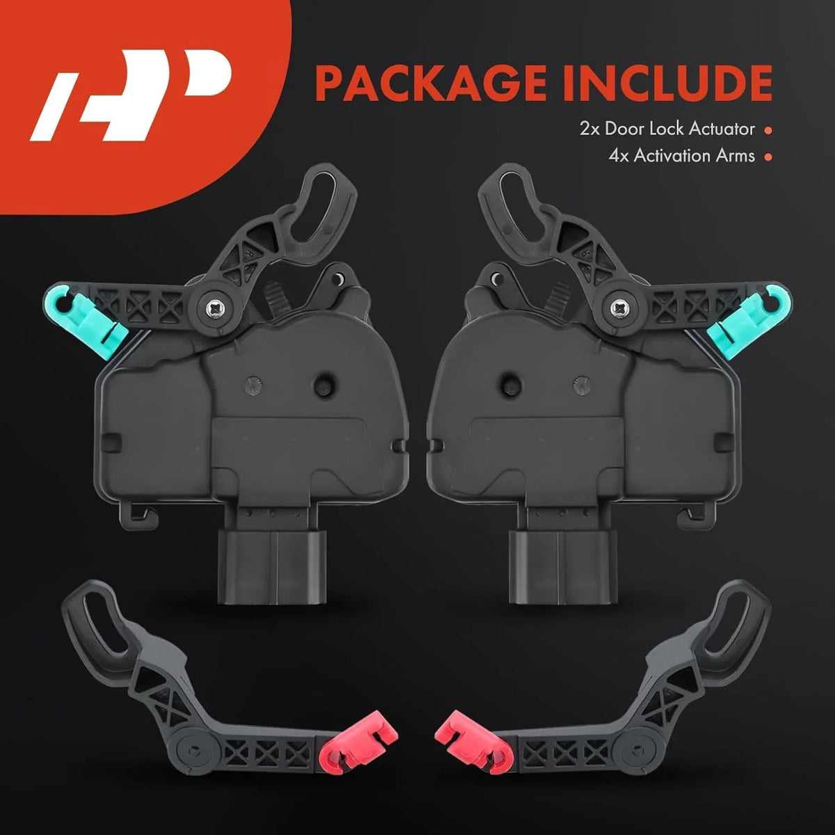 Sliding Door Power Lock Actuators Motors Replacement 2-PC Set Q620