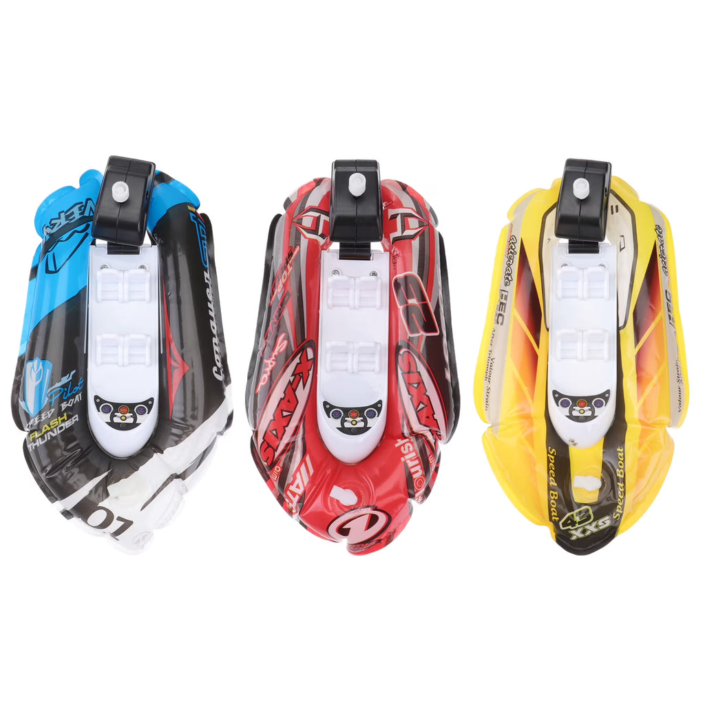 Mini Inflatable Paddle Boat Bathing Toy (Random Color) J935