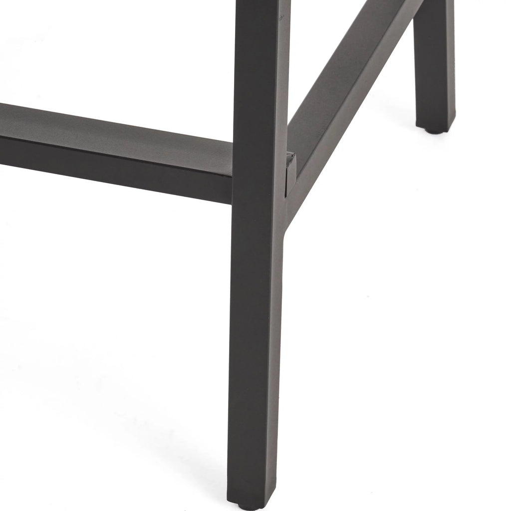 Set of 4 Aluminum Barstools C9385