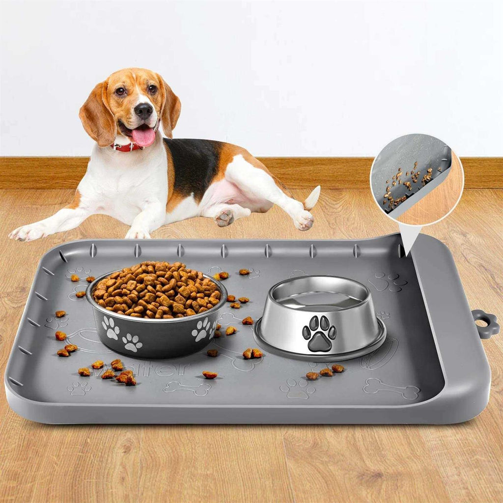 Silicone Dog Food Mat with Pocket H38348