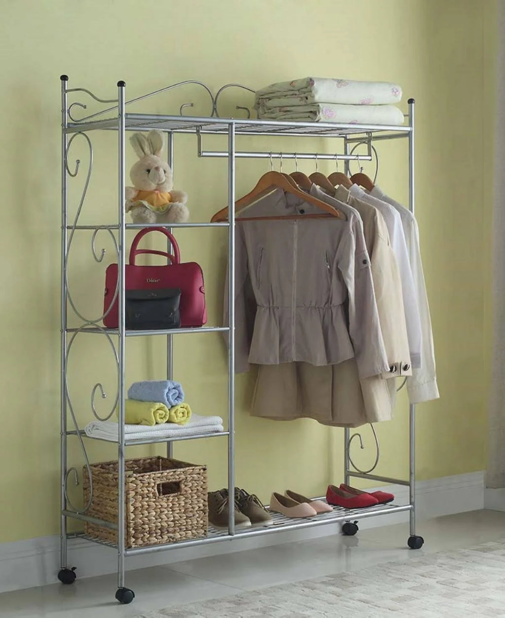 Closet Organizer with Casters J688